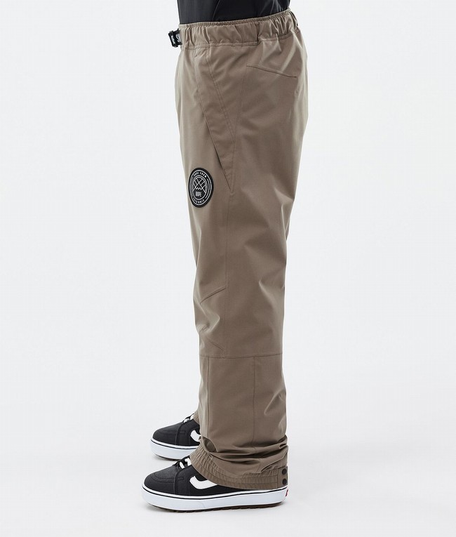 Men Dope Blizzard Snowboard Pants Grey | CDXFEAY-92