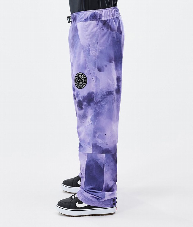 Men Dope Blizzard Snowboard Pants Purple | YNTHOWI-01