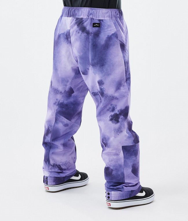 Men Dope Blizzard Snowboard Pants Purple | YNTHOWI-01