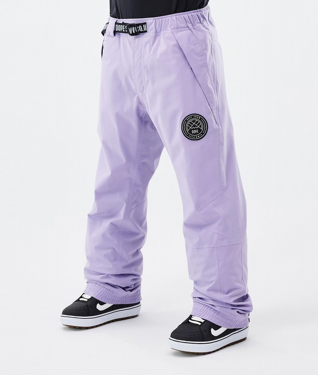 Men Dope Blizzard Snowboard Pants Purple | VGQMOUP-69