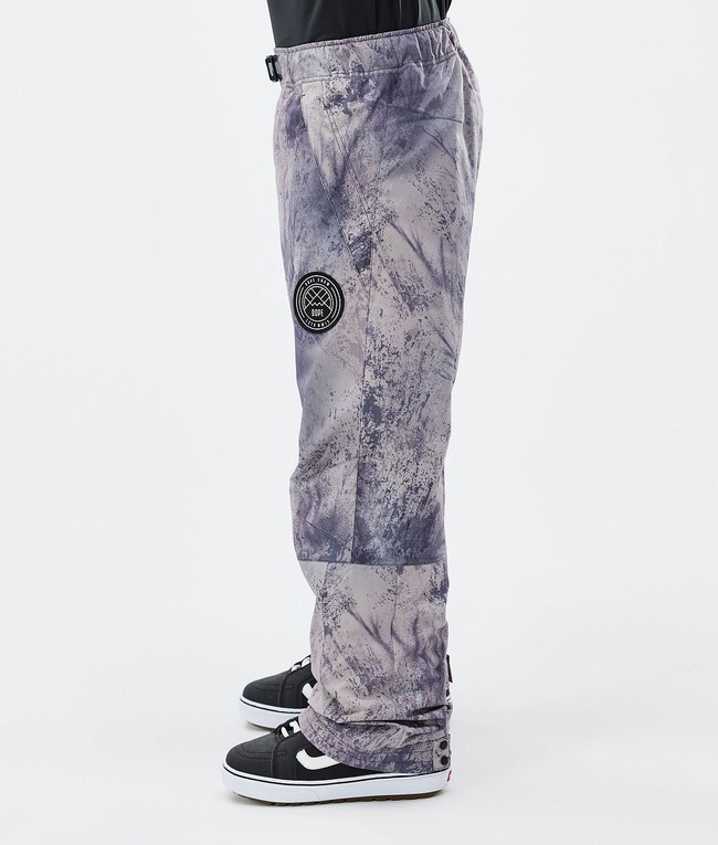 Men Dope Blizzard Snowboard Pants Purple | UQDSRXM-64