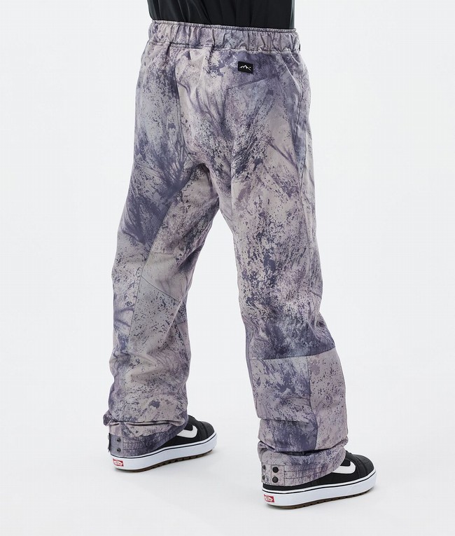 Men Dope Blizzard Snowboard Pants Purple | UQDSRXM-64