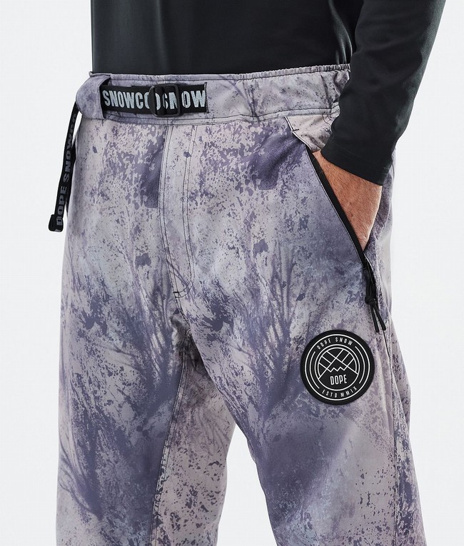 Men Dope Blizzard Snowboard Pants Purple | UQDSRXM-64