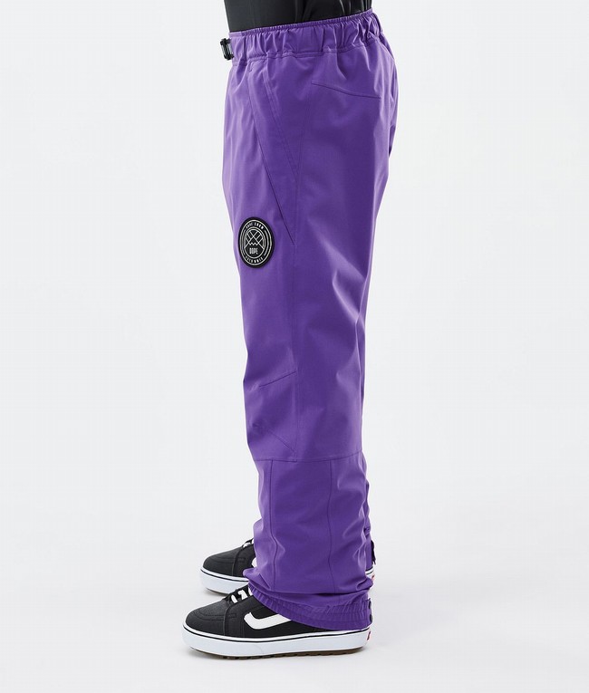 Men Dope Blizzard Snowboard Pants Purple | XRLQWGH-93