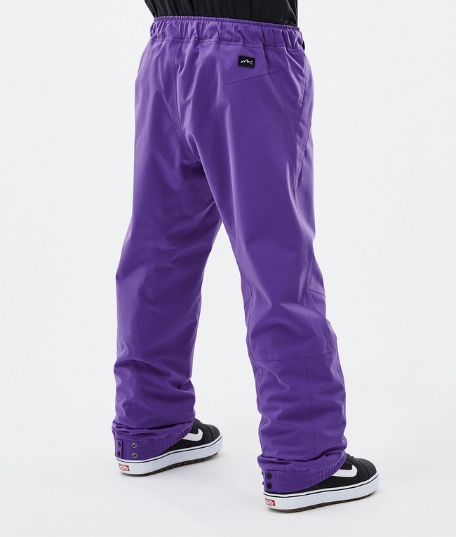 Men Dope Blizzard Snowboard Pants Purple | XRLQWGH-93