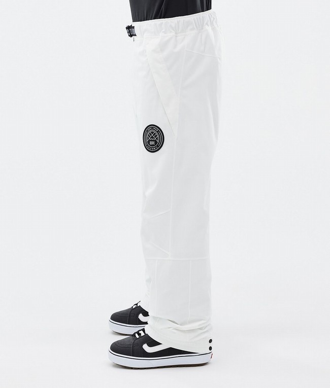 Men Dope Blizzard Snowboard Pants White | OXIFYPH-73