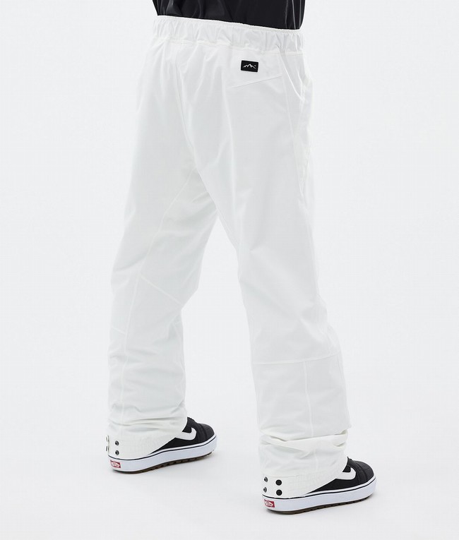 Men Dope Blizzard Snowboard Pants White | OXIFYPH-73