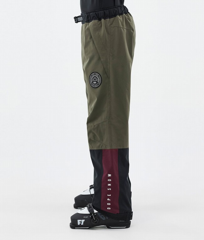 Men Dope Blizzard Track Ski Pants Green / Burgundy / Blue / Black | XYMCANO-81