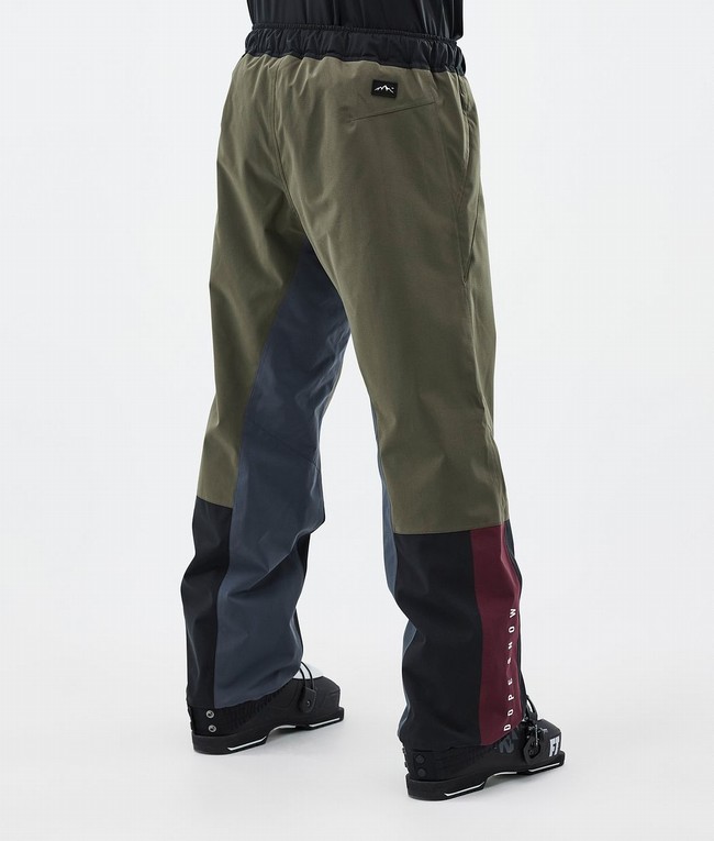 Men Dope Blizzard Track Ski Pants Green / Burgundy / Blue / Black | XYMCANO-81