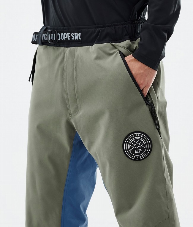 Men Dope Blizzard Track Ski Pants Light Grey / Black / Blue / Grey | LOQFHRI-59