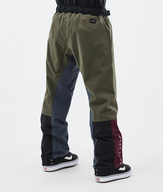 Men Dope Blizzard Track Snowboard Pants Green / Burgundy / Blue / Black | ODJSUYW-25