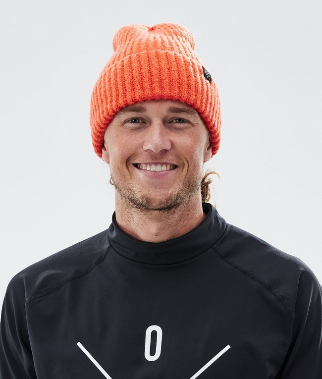 Men Dope Chunky 2022 Beanie Orange | RLNEDYW-45