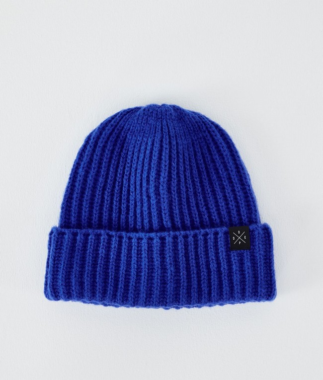 Men Dope Chunky Beanie Deep Blue | LBIURQO-24