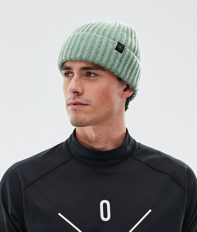 Men Dope Chunky Beanie Green | MXYLQCR-25