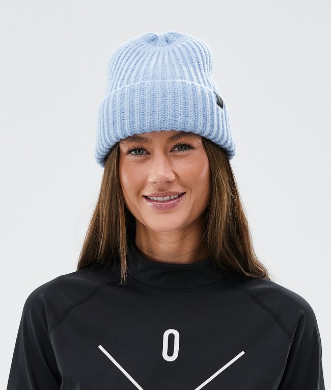 Men Dope Chunky Beanie Light Blue | THBPQXG-96