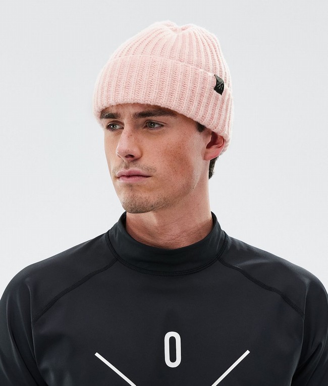 Men Dope Chunky Beanie Pink | YBUEAWC-24