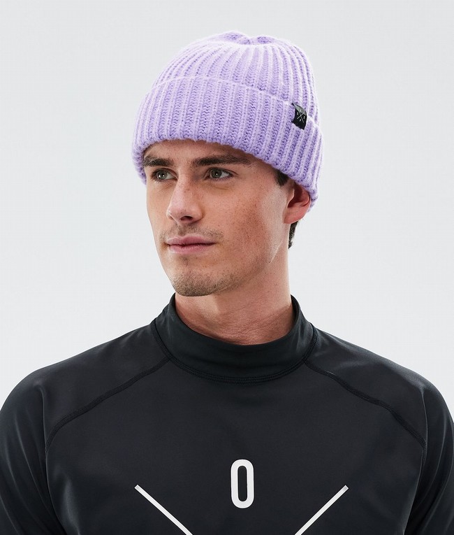 Men Dope Chunky Beanie Purple | BYVGHTA-93