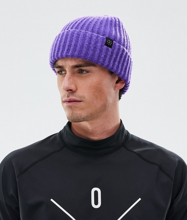 Men Dope Chunky Beanie Purple | FCOUSGW-91