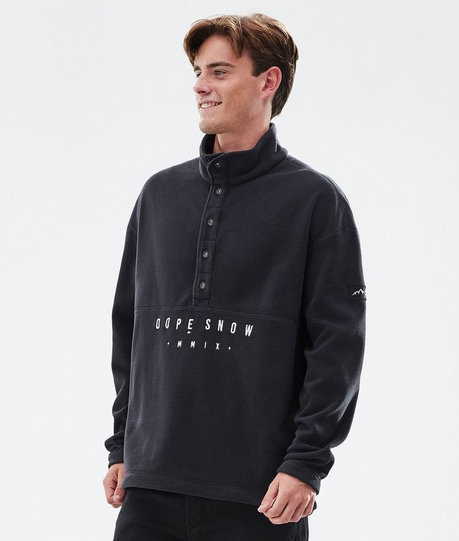 Men Dope Comfy Fleece Black | IYSHECZ-86