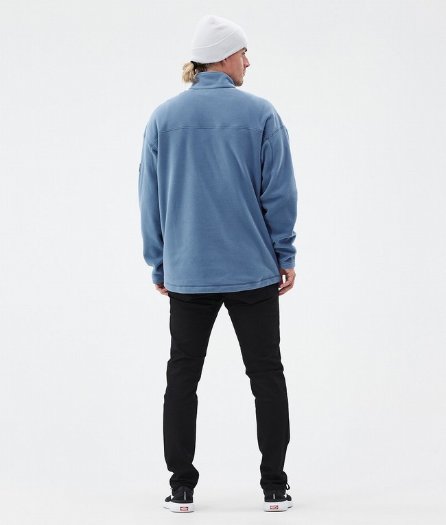 Men Dope Comfy Fleece Blue / Grey | CFREKNY-37