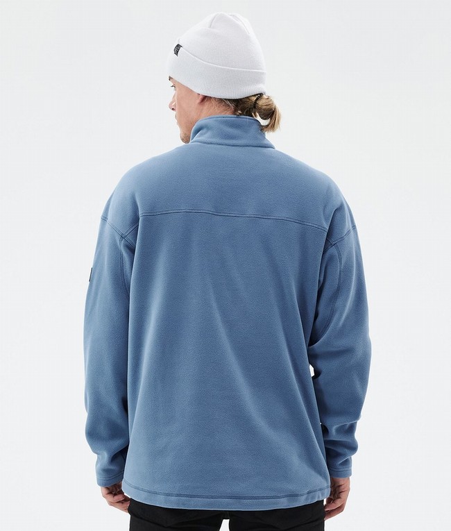 Men Dope Comfy Fleece Blue / Grey | CFREKNY-37