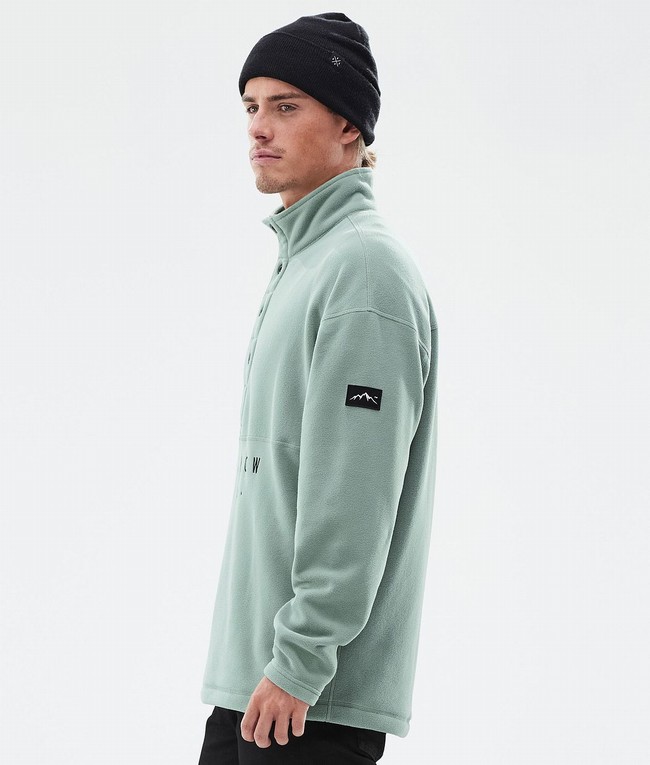 Men Dope Comfy Fleece Green | KAVCDWJ-20