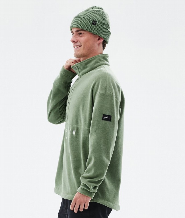 Men Dope Comfy Fleece Green | SHRJDBL-46