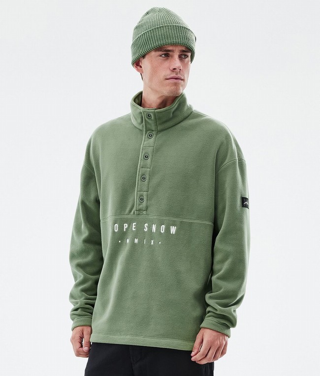 Men Dope Comfy Fleece Green | SHRJDBL-46