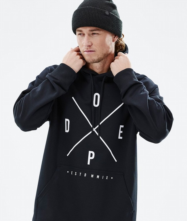 Men Dope Common 2022 Hoodie Black | COXIGPV-49