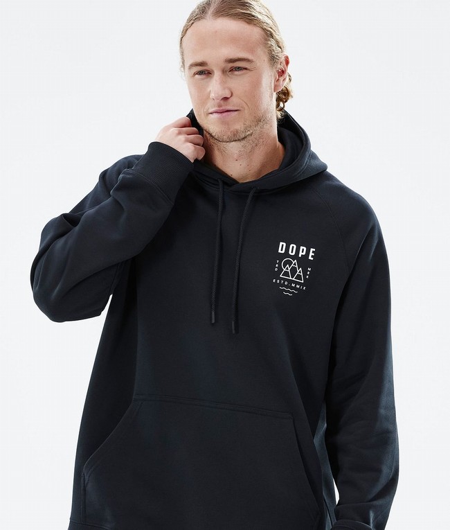 Men Dope Common 2022 Hoodie Black | HITAYLG-24