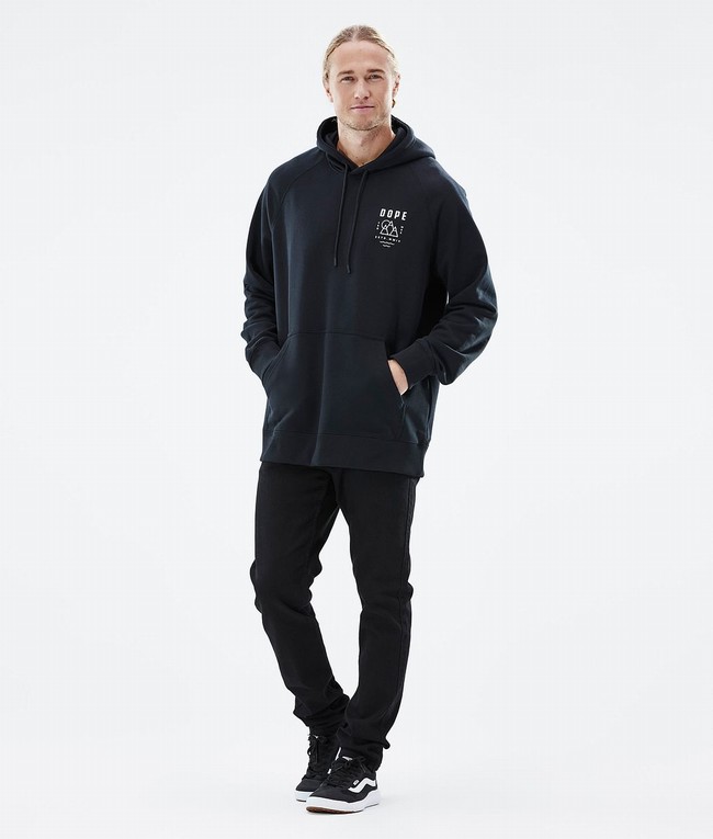 Men Dope Common 2022 Hoodie Black | HITAYLG-24