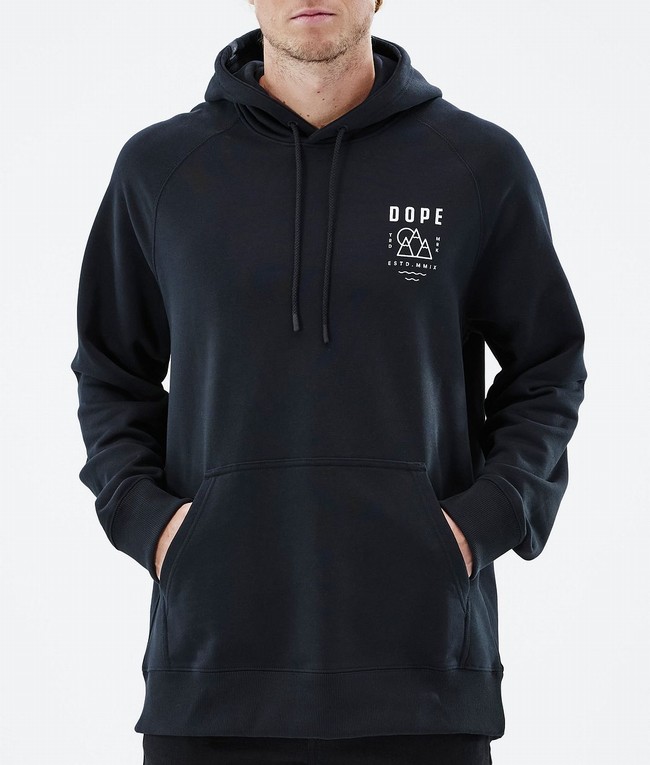 Men Dope Common 2022 Hoodie Black | HITAYLG-24