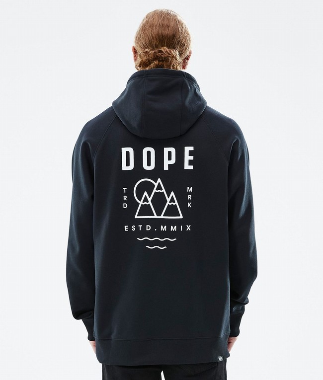 Men Dope Common 2022 Hoodie Black | HITAYLG-24