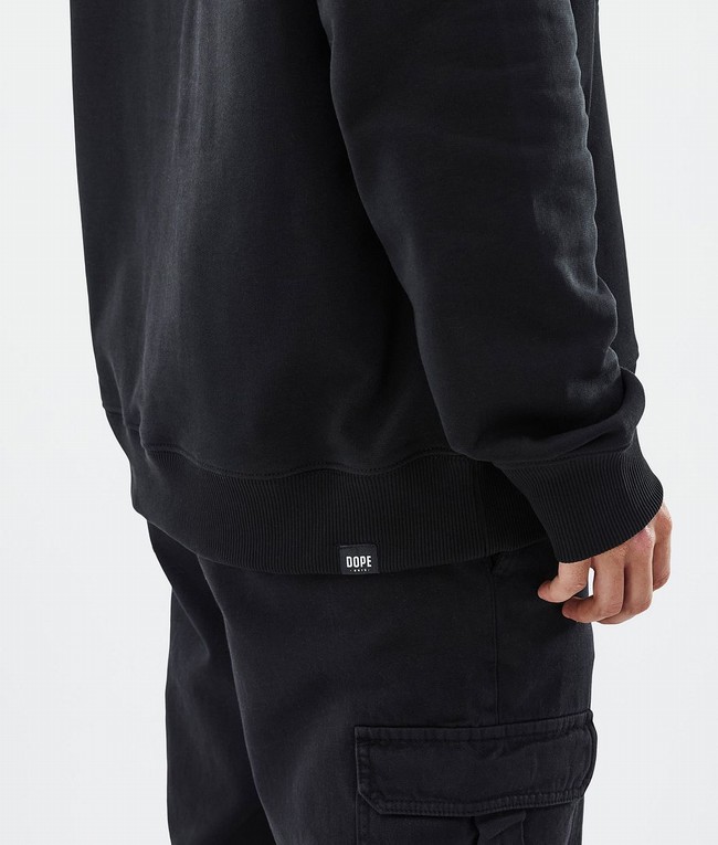 Men Dope Common Hoodie Black | XBVCPGU-56