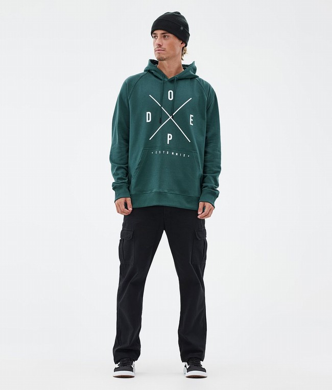 Men Dope Common Hoodie Green | FYISJAE-23