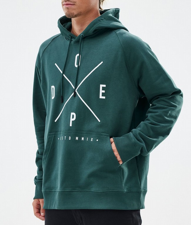 Men Dope Common Hoodie Green | FYISJAE-23