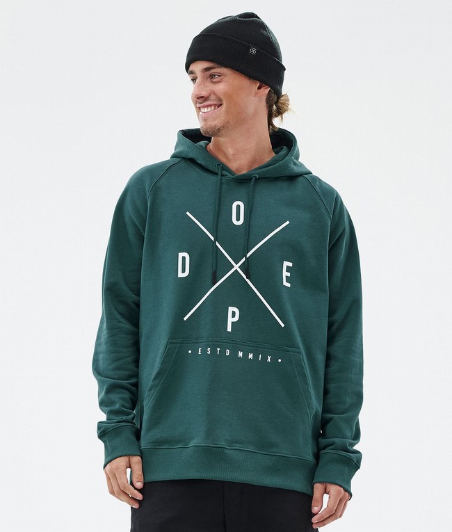 Men Dope Common Hoodie Green | FYISJAE-23