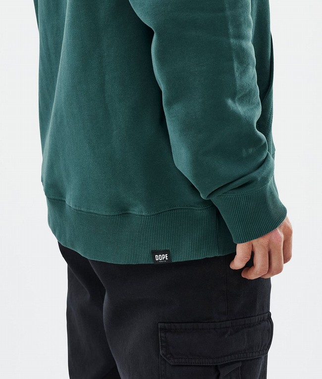 Men Dope Common Hoodie Green | SDCBWVI-10