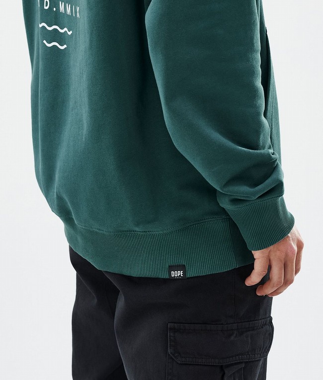 Men Dope Common Hoodie Green | SWNEZYU-84