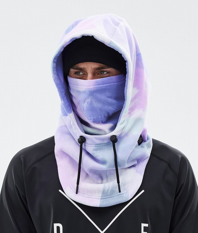 Men Dope Cozy Hood II Ski Masks Purple | YZTEJUO-49