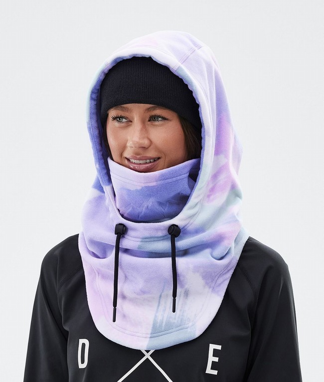 Men Dope Cozy Hood II Ski Masks Purple | YZTEJUO-49