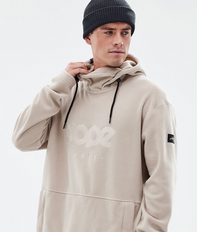 Men Dope Cozy II Fleece Beige | WAVYLJR-84