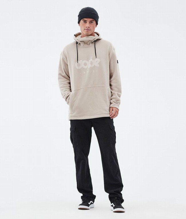 Men Dope Cozy II Fleece Beige | WAVYLJR-84