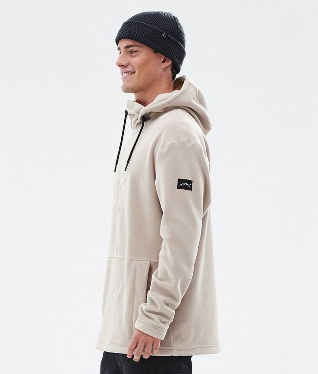 Men Dope Cozy II Fleece Beige | WAVYLJR-84