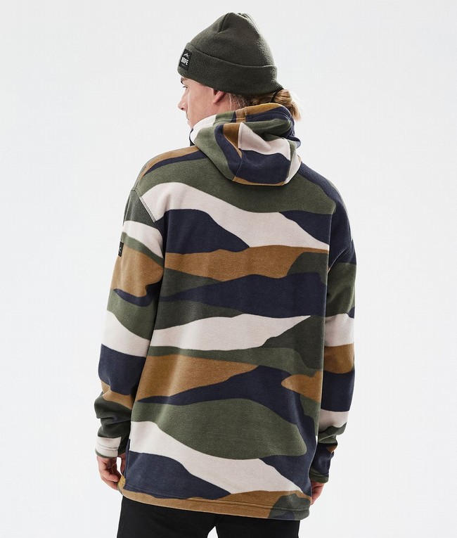 Men Dope Cozy II Fleece Gold / Green | APLOKDR-98