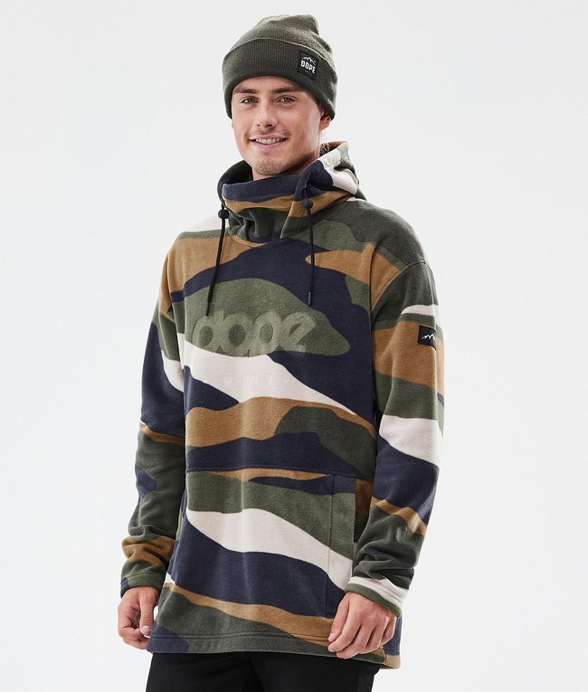 Men Dope Cozy II Fleece Gold / Green | APLOKDR-98