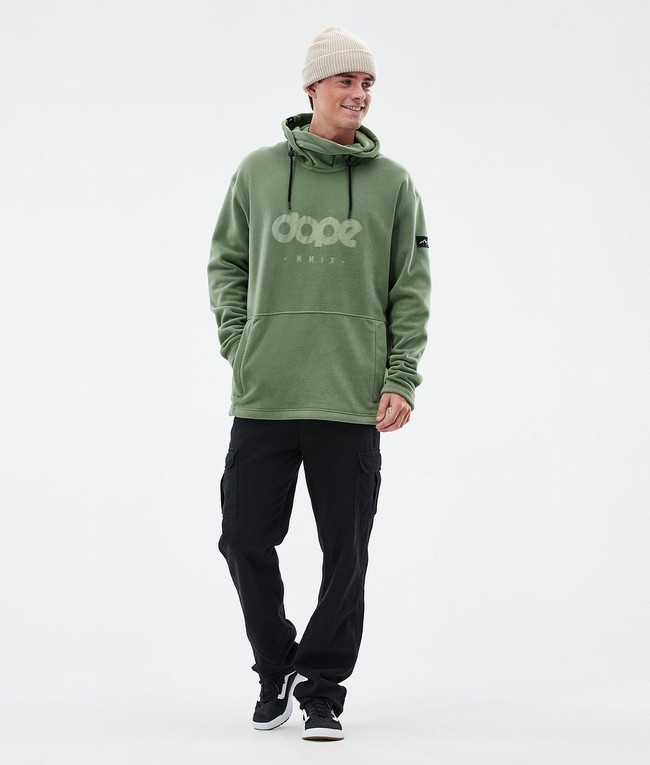 Men Dope Cozy II Fleece Green | NZHGYWK-24