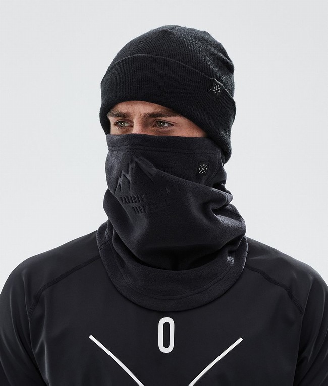 Men Dope Cozy Tube Ski Masks Black | TRWVYPU-12