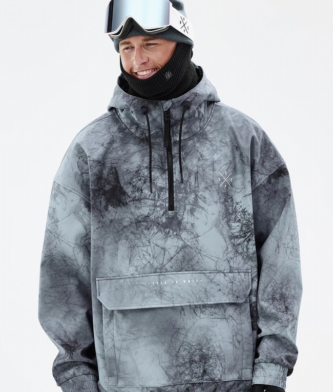 Men Dope Cyclone 2022 Ski Jackets Grey | GOIVJXK-48