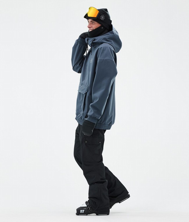 Men Dope Cyclone Ski Jackets Blue | SVMCBRL-89